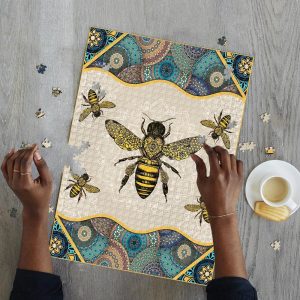Insects, Bees Pattern Jigsaw Puzzle Set