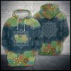 Iowa Floral Mandala 3D Printed Hoodie/Zipper Hoodie