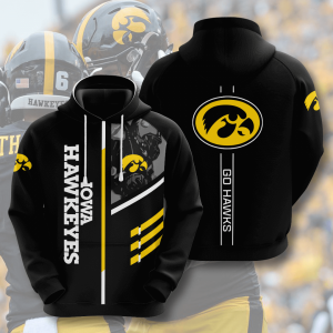 Iowa Hawkeyes American Football 3D Printed Hoodie/Zipper Hoodie
