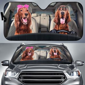Irish Setter Car Auto Sun Shade
