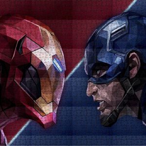 Iron Man And Captain America ? Jigsaw Puzzle Set
