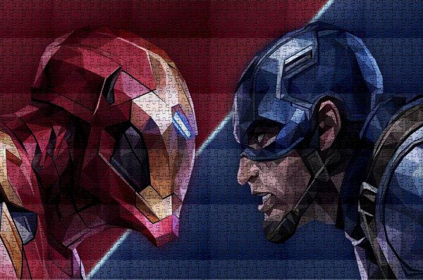 Iron Man And Captain America ? Jigsaw Puzzle Set