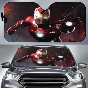 Iron Man Suit In Car Auto Sun Shade