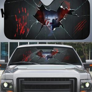 It Chapter Two Pennywise Horror Film Car Auto Sun Shade