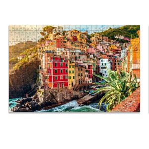 Italy Riomaggiore, Cinque Terre National Park, Liguria, La Spezia Jigsaw Puzzle Set