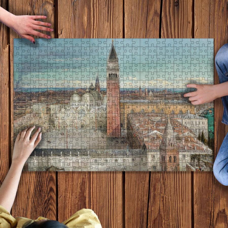 Italy St Marks Square Jigsaw Puzzle Set Italy St Marks Square Jigsaw Puzzle Set