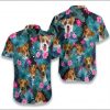 Jack Russell Terrier Hawaiian Shirt Summer Button Up