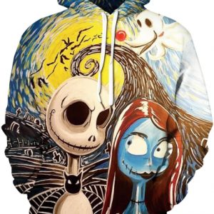 Jack Skellington 3D Printed Hoodie/Zipper Hoodie