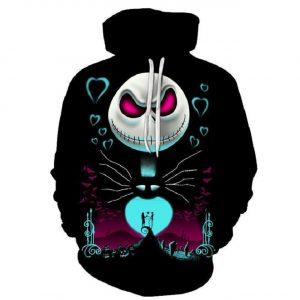 Jack Skellington 3D Printed Hoodie/Zipper Hoodie