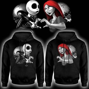 Jack Skellington 3D Printed Hoodie/Zipper Hoodie