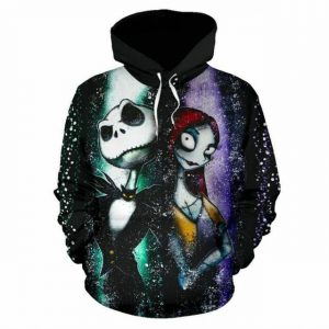 Jack Skellington 3D Printed Hoodie/Zipper Hoodie