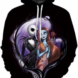 Jack Skellington 3D Printed Hoodie/Zipper Hoodie