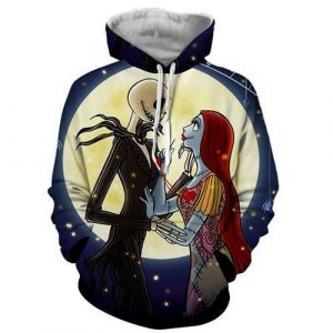 Jack Skellington 3D Printed Hoodie/Zipper Hoodie