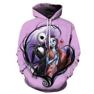 Jack Skellington 3D Printed Hoodie/Zipper Hoodie