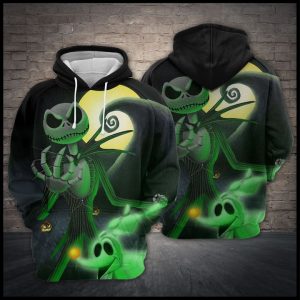 Jack Skellington 3D Printed Hoodie/Zipper Hoodie