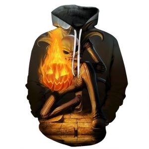 Jack Skellington 3D Printed Hoodie/Zipper Hoodie