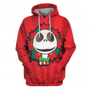 Jack Skellington Nightmare Before Christmas Gift 3D Printed Hoodie/Zipper Hoodie