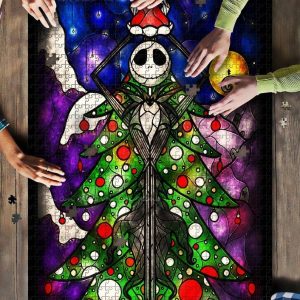 Jack Skellington Nightmare Before Christmas Jigsaw Puzzle Set