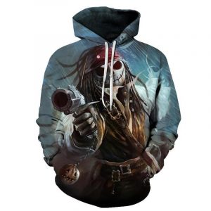 Jack Skellington Nightmare Before Christmas Pirate Jack Sparrow 3D Printed Hoodie/Zipper Hoodie