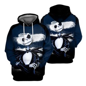 Jack Skellington in Tuxedo 3D Printed Hoodie/Zipper Hoodie