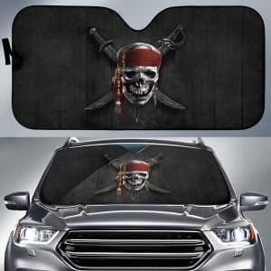 Jack Sparrow Skull Movie Car Auto Sun Shade