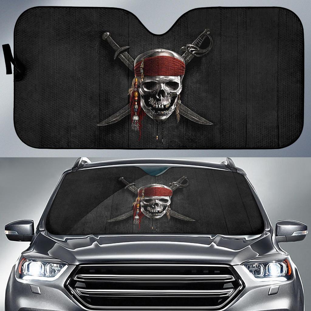 Jack Sparrow Skull Movie Car Auto Sun Shade Jack Sparrow Skull Movie Car Auto Sun Shade