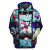 Jack and Sally Nightmare Before Christmas 3D Printed Hoodie/Zipper Hoodie