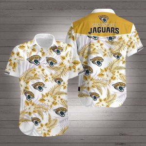 Jacksonville Jaguars Football Hawaiian Shirt Summer Button Up
