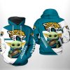 Jacksonville Jaguars NFL Baby Yoda Team 3D Printed Hoodie/Zipper Hoodie