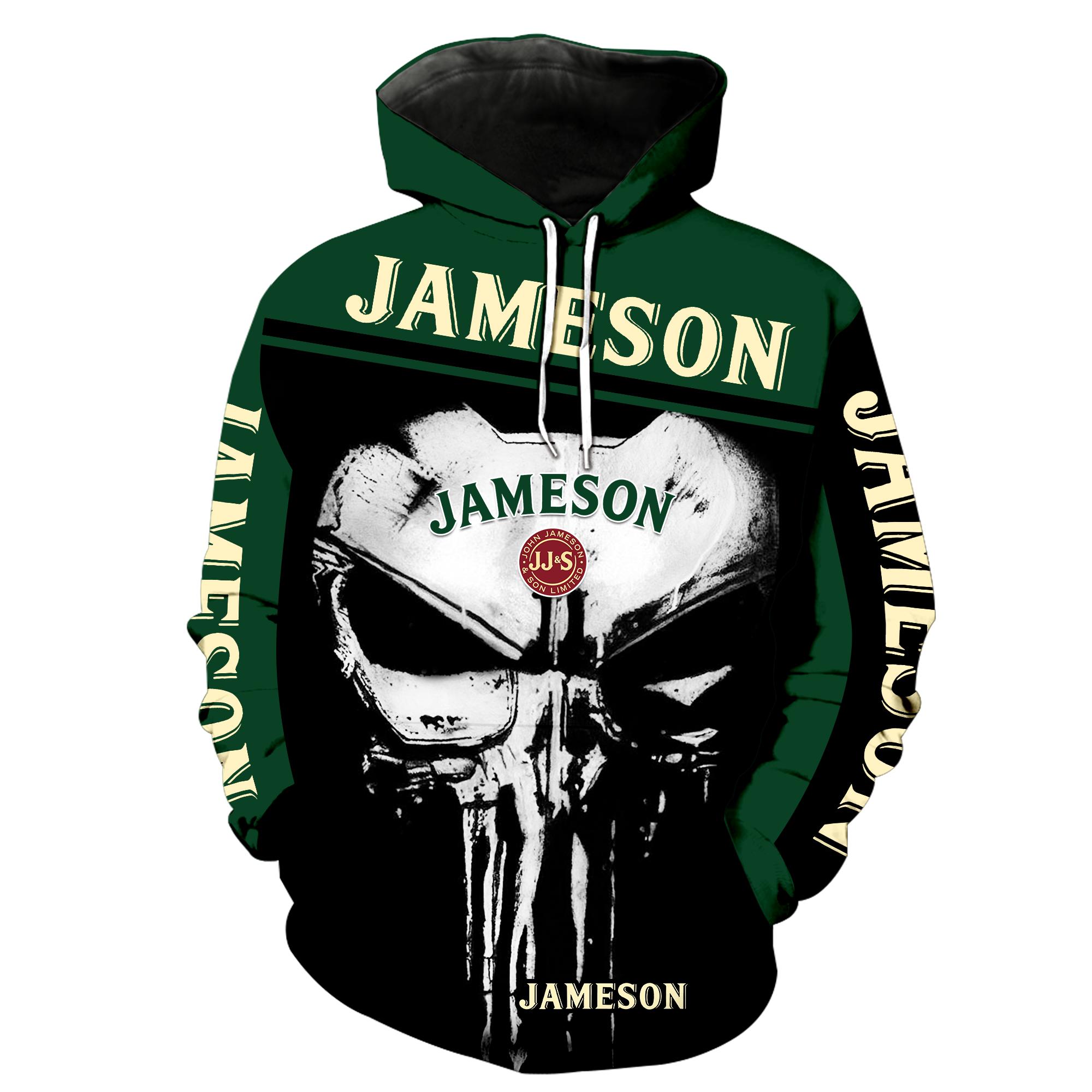 Jameson 3D Printed Hoodie/Zipper Hoodie Jameson 3D Printed Hoodie/Zipper Hoodie