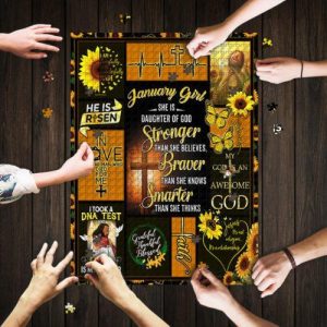 January Daughter Of God Jigsaw Puzzle Set