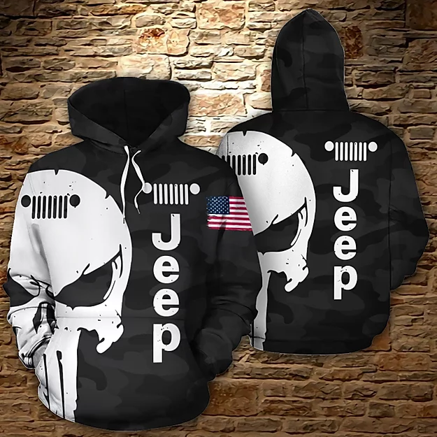 Jeep 3D Printed Hoodie/Zipper Hoodie