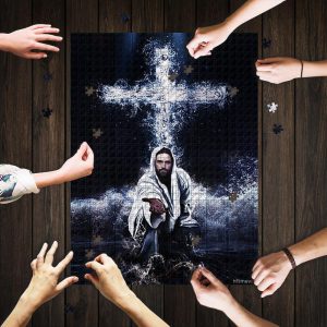 Jesus Saves Us Jigsaw Puzzle Set
