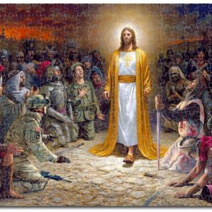 Jesus Soldiers Praying Jigsaw Puzzle Set