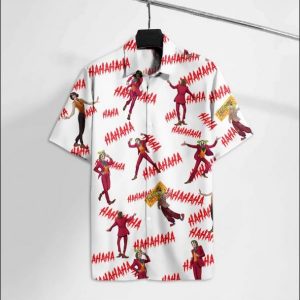 Jjoker Laughing Hawaiian Shirt Summer Button Up