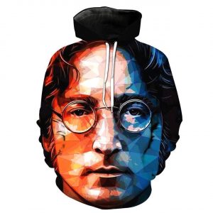 John Lennon 3D Printed Hoodie/Zipper Hoodie