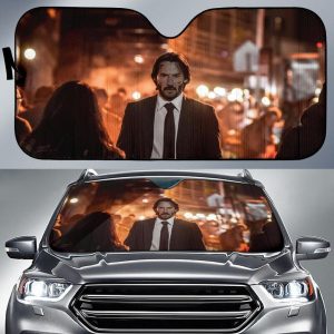 John Wick Walking Car Auto Sun Shade
