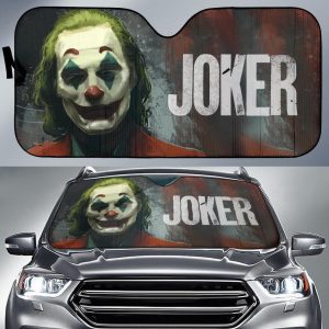 Joker Art Suicide Squad Movie Car Auto Sun Shade