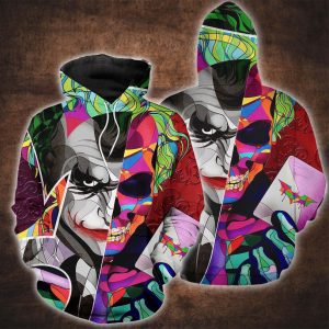 Joker Color Mesmerize Art 3D Printed Hoodie/Zipper Hoodie