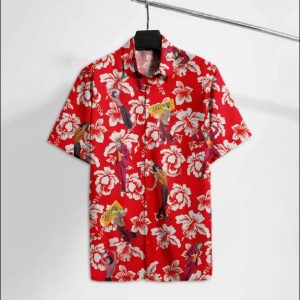 Joker Flower Hawaiian Shirt Summer Button Up