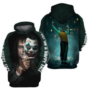 Joker Put On A Happy Face Legend 3D Printed Hoodie/Zipper Hoodie