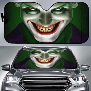 Joker Smile Deep Car Auto Sun Shade