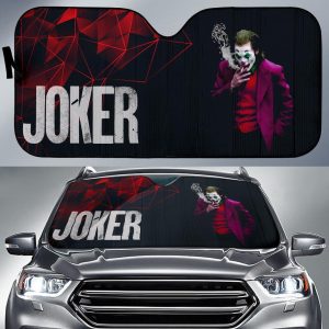 Joker Suicide Squads Movie Car Auto Sun Shade