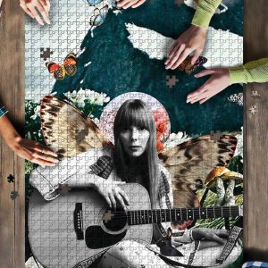 Joni Mitchell Collage Jigsaw Puzzle Set