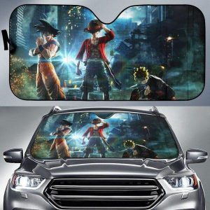 Jump Force Naruto Songoku Luffy Car Auto Sun Shade