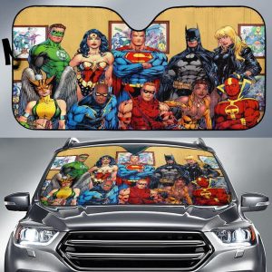 Justice League Car Auto Sun Shade
