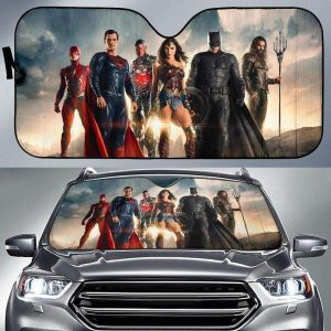 Justice League Super Heroes Car Auto Sun Shade