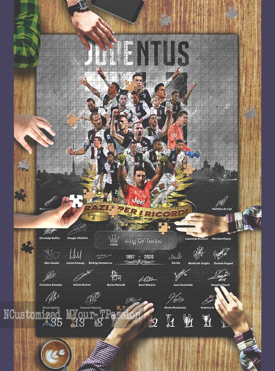 Juventus Fc Jigsaw Puzzle Set Juventus Fc Jigsaw Puzzle Set
