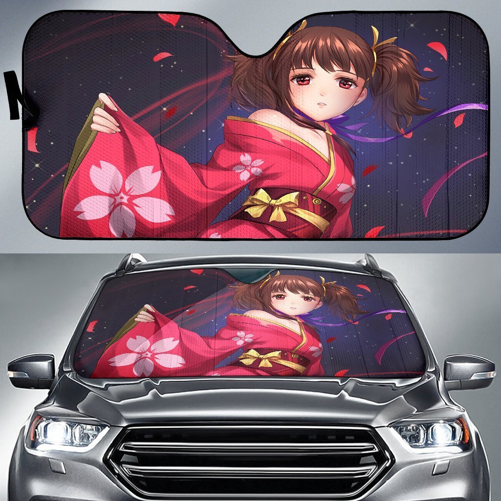 Kabaneri Of The Iron Fortres Mumei Car Auto Sun Shade Kabaneri Of The Iron Fortres Mumei Car Auto Sun Shade