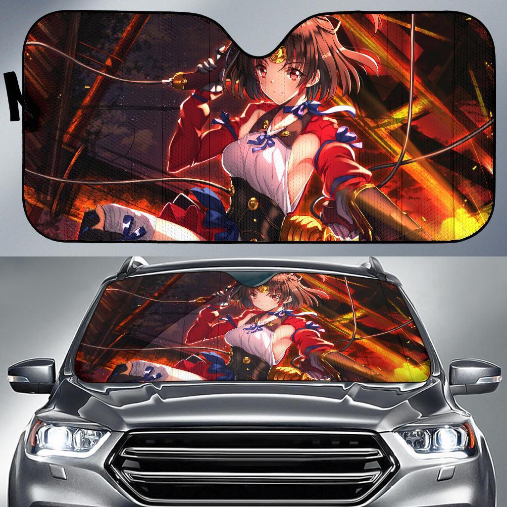 Kabaneri Of The Iron Fortres Mumeis Car Auto Sun Shade Kabaneri Of The Iron Fortres Mumeis Car Auto Sun Shade